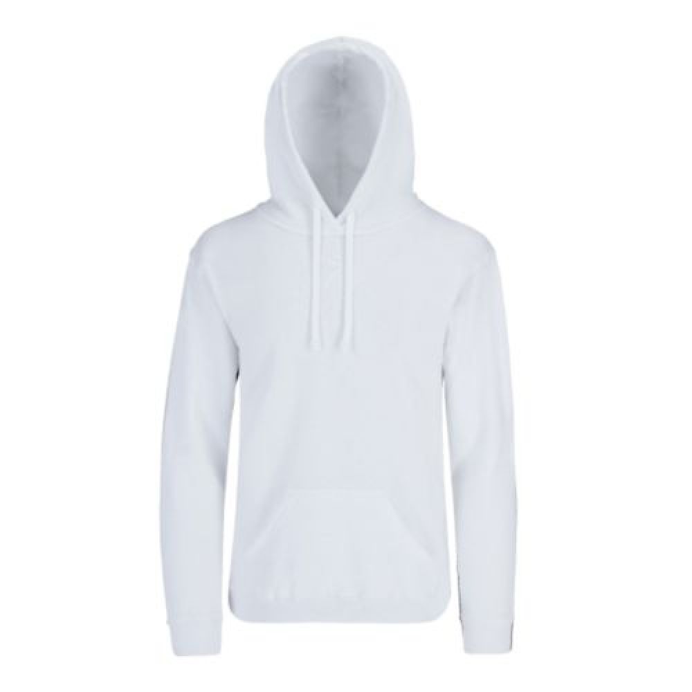 SUDADERA CAPUCHA Y CANGURO UNISEX ADULTO BLANCA EEG imagen